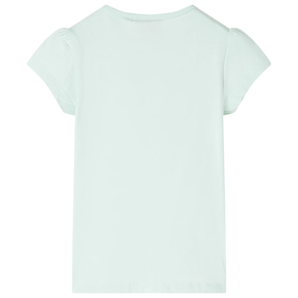 vidaXL Kindershirt 140 lichtmint afbeelding