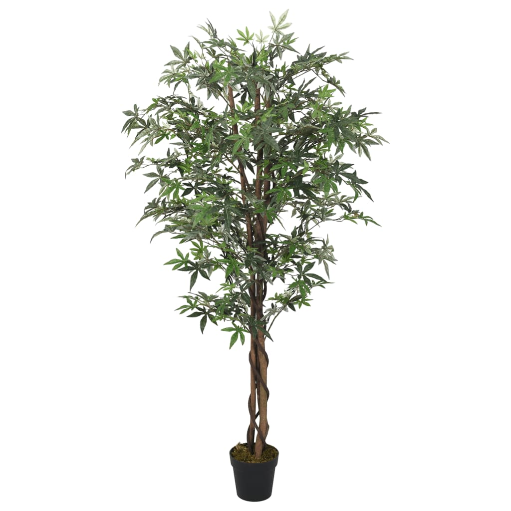 vidaXL Arbore de arțar artificial 224 de frunze 80 cm verde