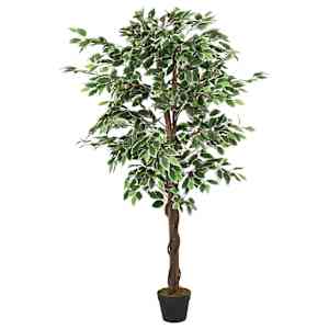 Umělý fíkus 378 listů 80 cm zelený - obrázek 2
