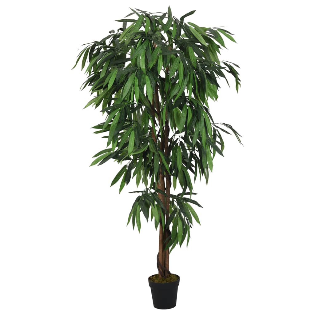 vidaXL Mangobaum Künstlich 450 Blätter 120 cm Grün