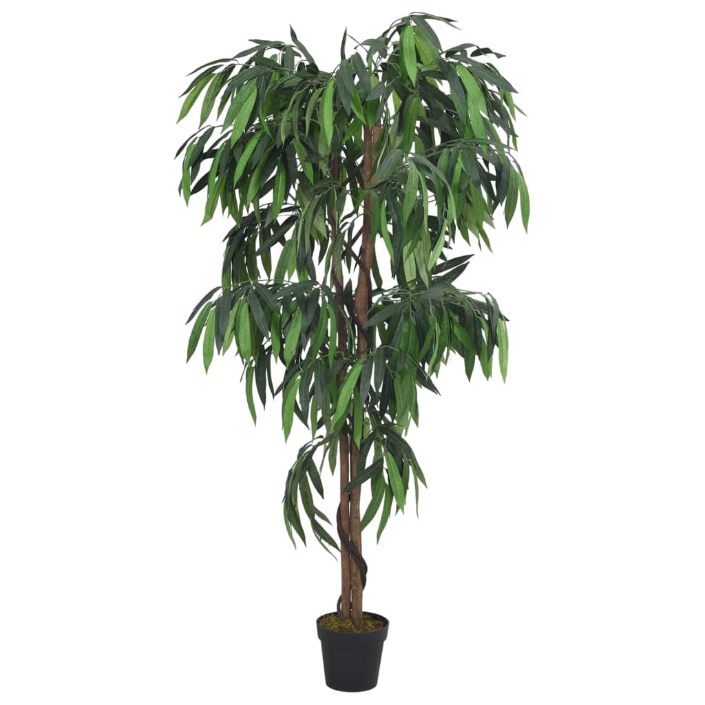 vidaXL Arbore de mango artificial 1050 de frunze 200 cm verde
