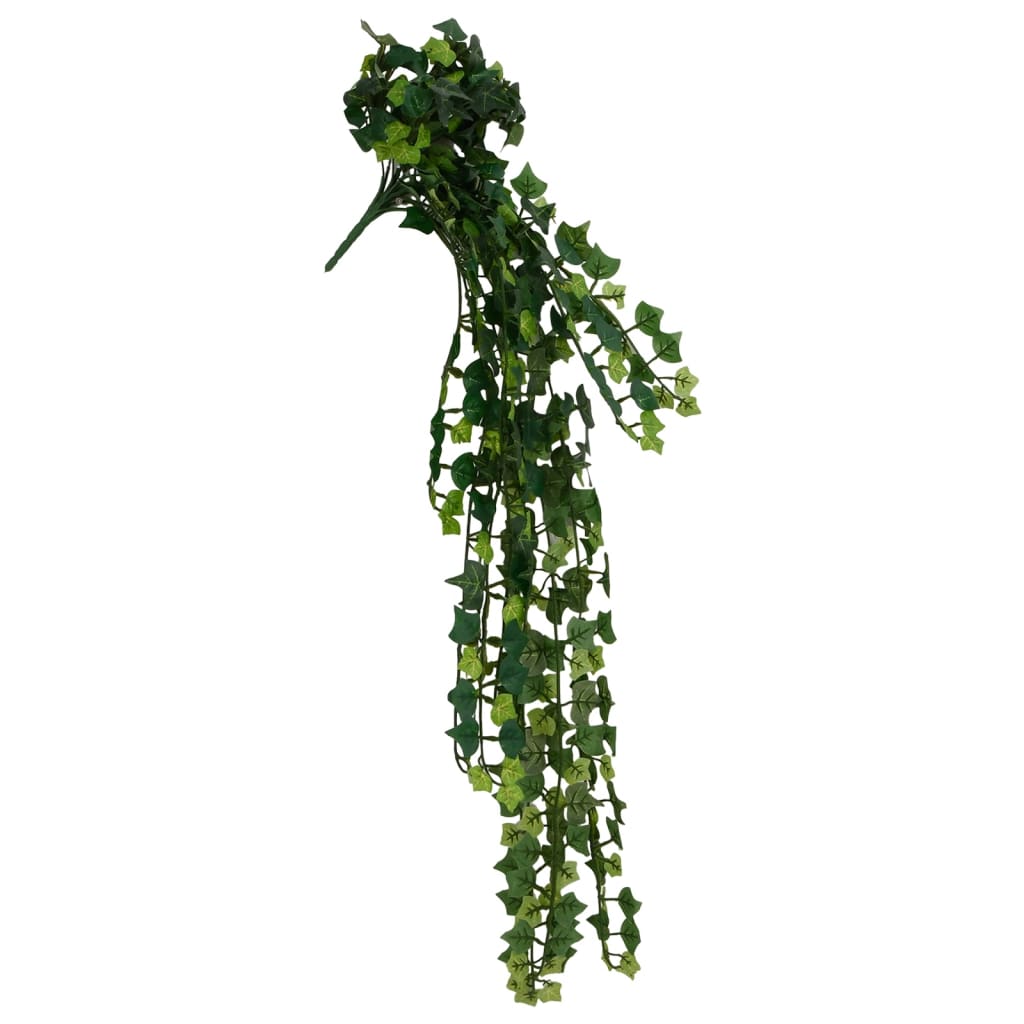 vidaXL Plante artificiale suspendate 12 buc. 339 frunze 90 cm verde