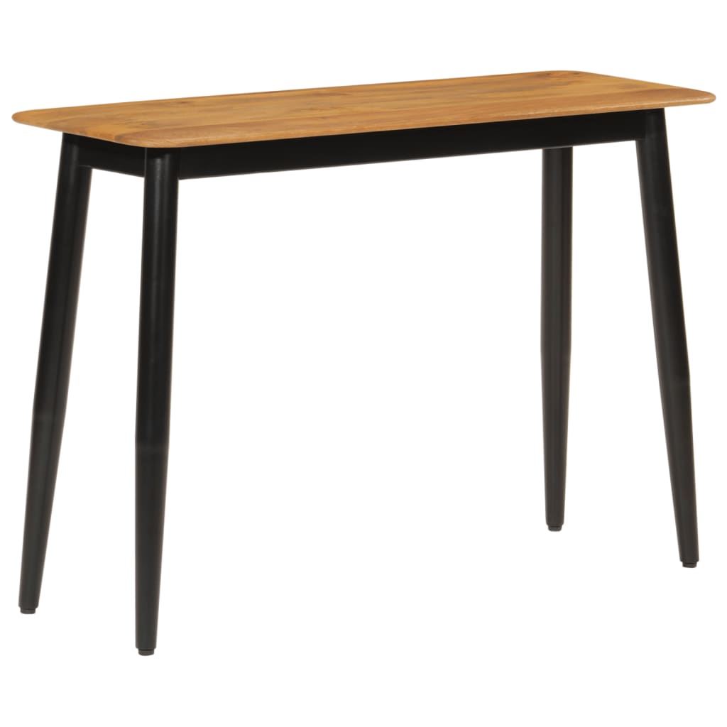 Konzolový stolek 110 x 40 x 76 cm masivní mangovník a železo