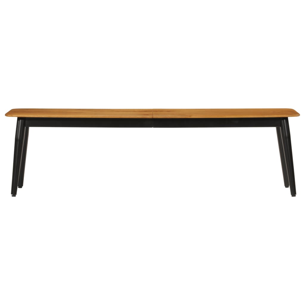 vidaXL Lavička 160x40x45 cm mangový masív a železo