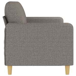 3místná pohovka taupe 180 cm textil - obrázek 4