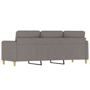 3místná pohovka taupe 180 cm textil - obrázek 5
