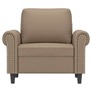 Křeslo cappuccino 60 cm umělá kůže - obrázek 4