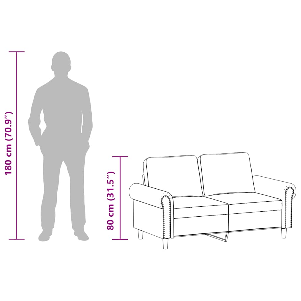 divvietīgs dīvāns, vīnsarkans, 120 cm, mākslīgā āda