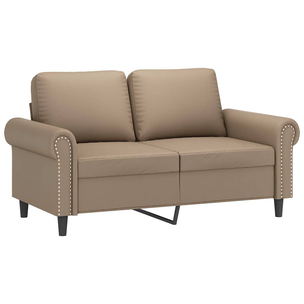 Thumbnail - vidaXL 2-Sitzer-Sofa Cappuccino-Braun 120 cm Kunstleder