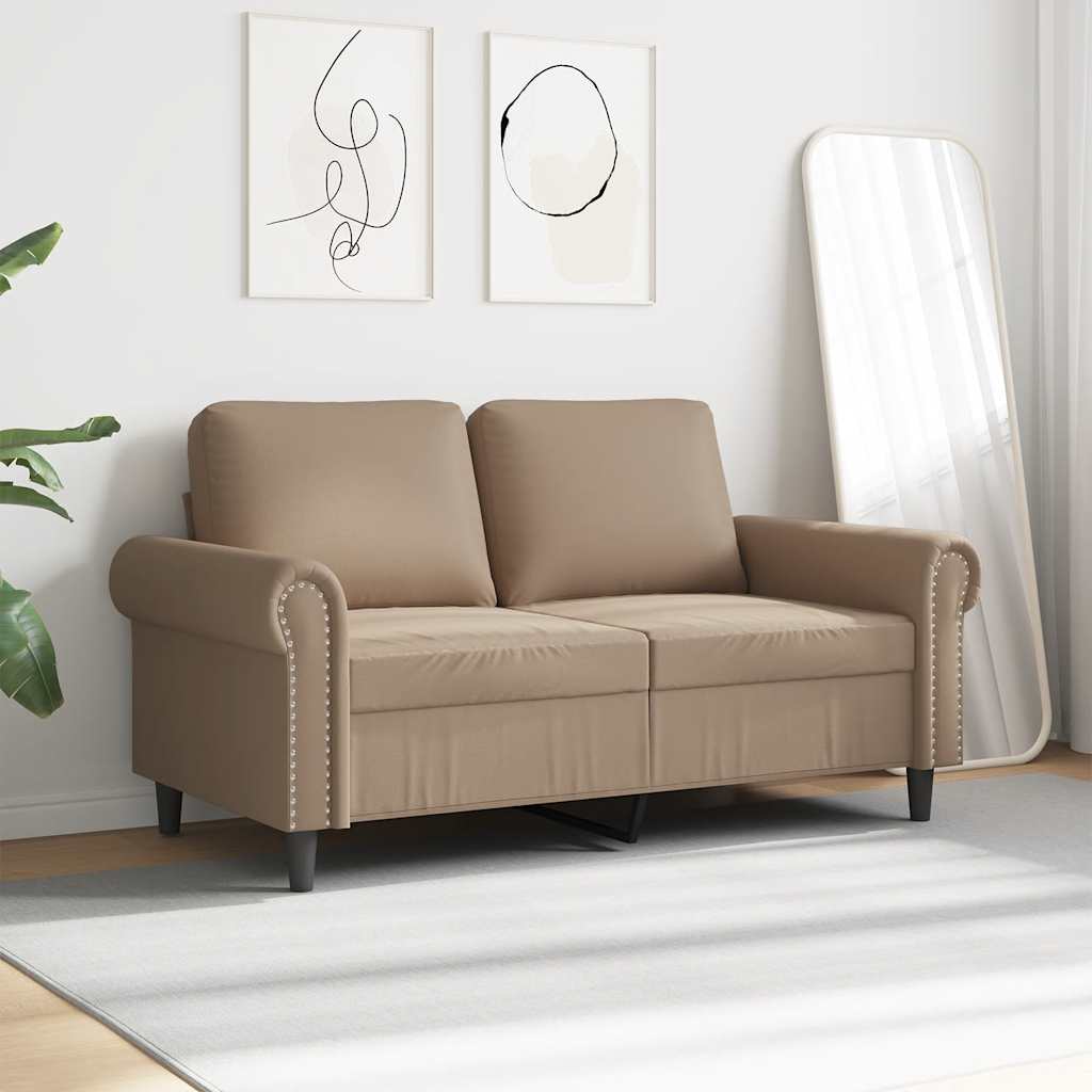 Thumbnail - vidaXL 2-Sitzer-Sofa Cappuccino-Braun 120 cm Kunstleder