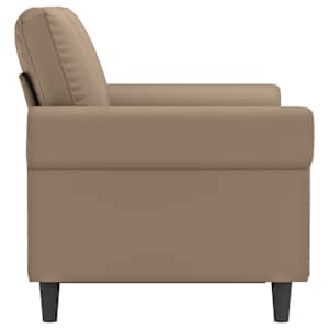 2místná pohovka cappuccino 120 cm umělá kůže - obrázek 5