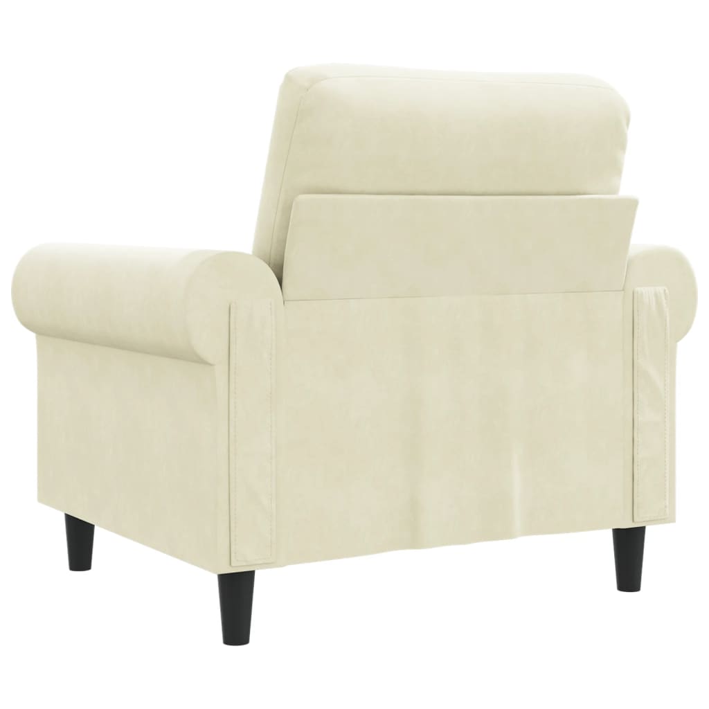 Sofa Chair Accent Upholstered Club Armchair for Living Room Velvet vidaXL - Picture 51 of 132