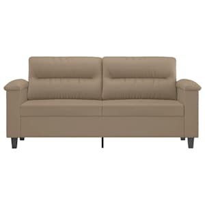 2místná pohovka cappuccino 140 cm umělá kůže - obrázek 3