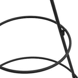 Kovový vánoční stromeček pro dekorace černý 60 cm - obrázek 6
