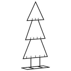 Kovový vánoční stromeček pro dekorace černý 60 cm - obrázek 5