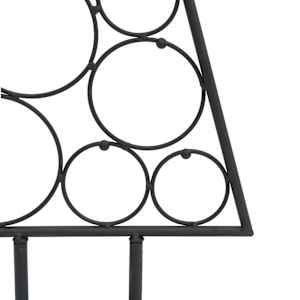 Kovový vánoční stromeček pro dekorace černý 90 cm - obrázek 6