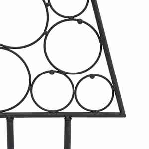 Kovový vánoční stromeček pro dekorace černý 125 cm - obrázek 6