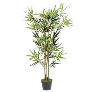 Umělý bambus 552 listů 120 cm zelený - obrázek 1
