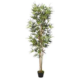 Umělý bambus 1 104 listů 180 cm zelený - obrázek 1