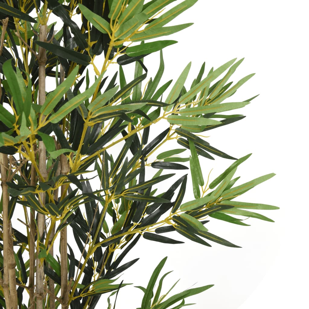 vidaXL Kunstplant bamboe 1380 bladeren 200 cm groen afbeelding