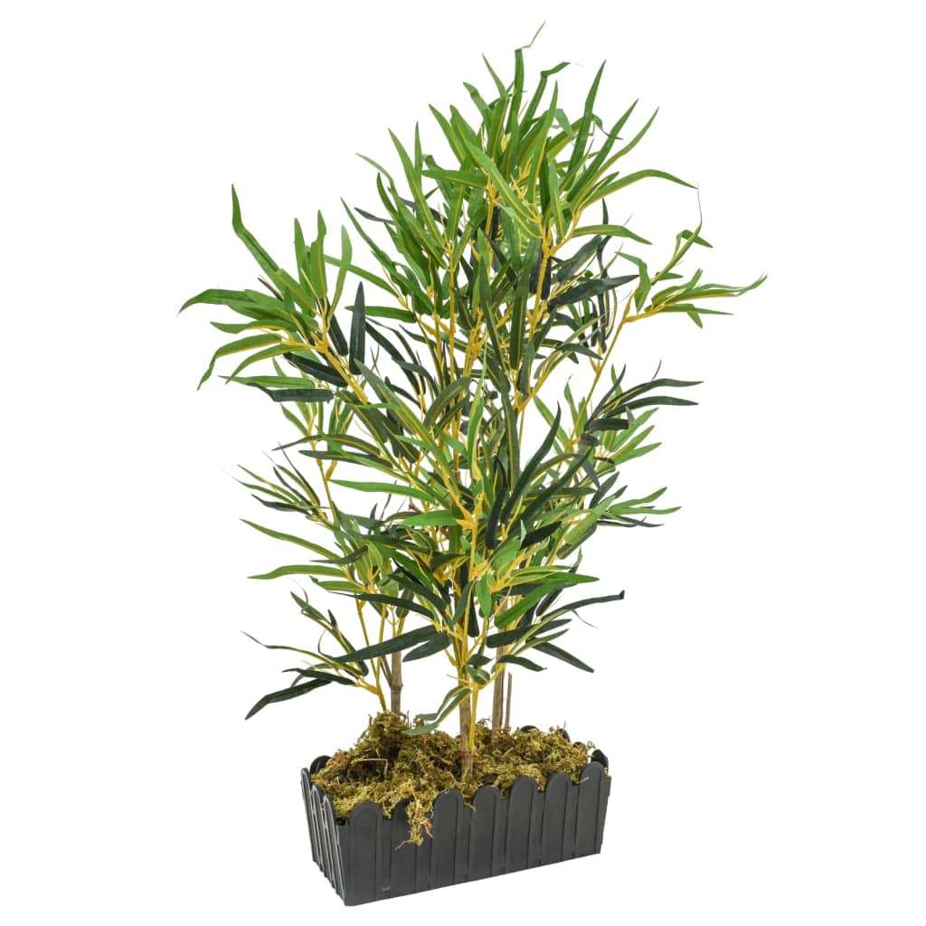 Bambusbaum Künstlich 368 Blätter 80 cm Grün