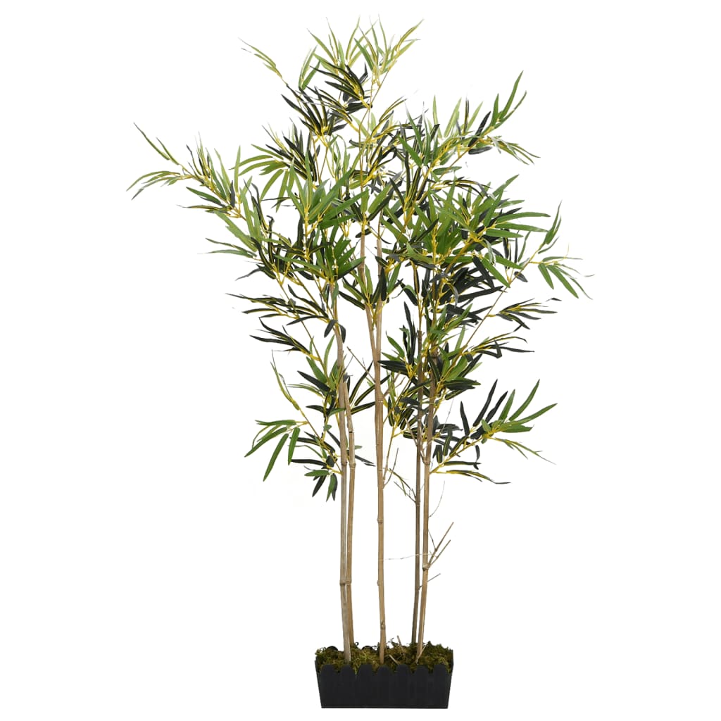 vidaXL Kunstplant bamboe 552 bladeren 120 cm groen