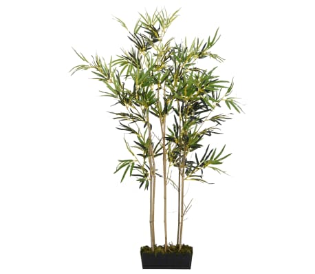 vidaXL &Aacute;rbol de bamb&uacute; artificial con 552 hojas verde 120 cm