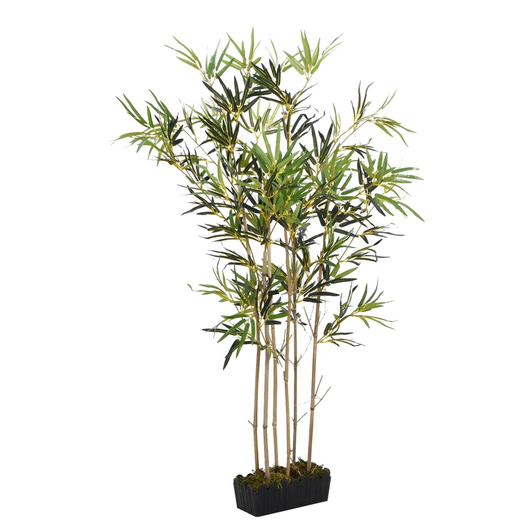 vidaXL Kunstig bambustre 1288 blader 180 cm grønn - Kunstig flora - Kunstig plante blomst