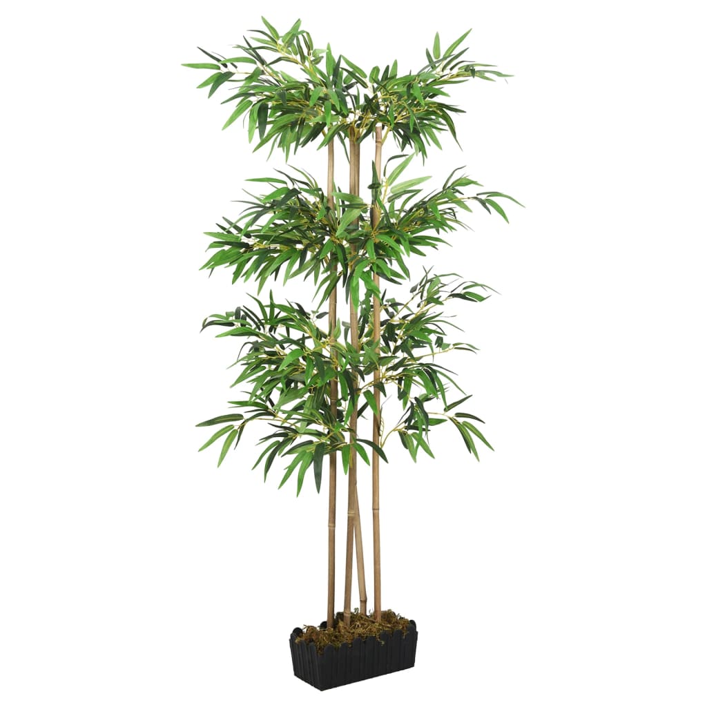 vidaXL Kunstig bambustre 1216 blader 180 cm grønn - Kunstig flora - Kunstig plante blomst