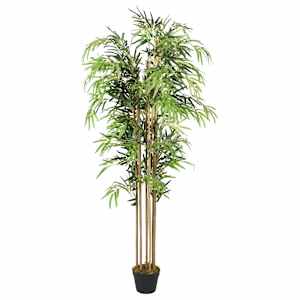 Umělý bambus 1 095 listů 150 cm zelený - obrázek 1