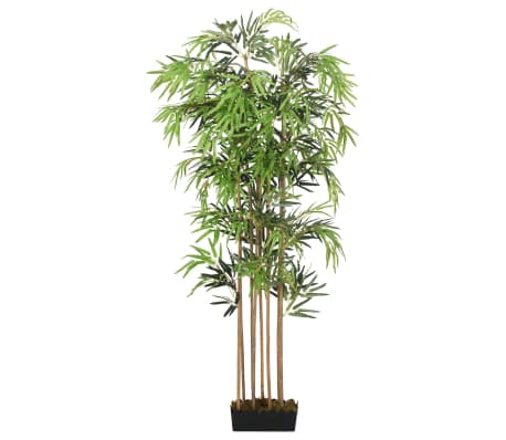 vidaXL Árvore de bambu artificial 1605 folhas 180 cm verde