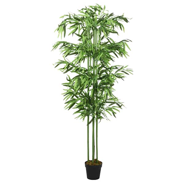 vidaXL kunstbambus, 240 lehega, 80 cm, roheline