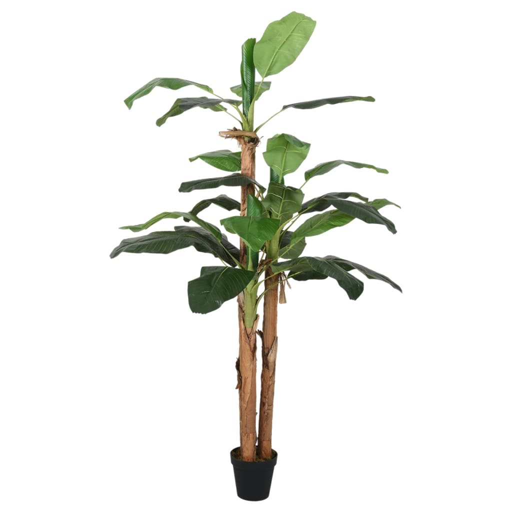 vidaXL Bananier artificial 9 frunze 120 cm verde