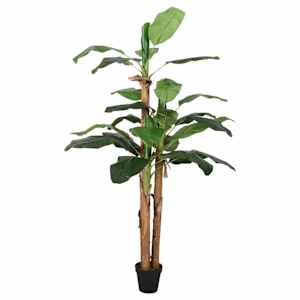 Umělý banánovník 18 listů 150 cm zelený - obrázek 2