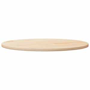 Stolní deska kulatá Ø 80 x 3 cm masivní borové dřevo - obrázek 3