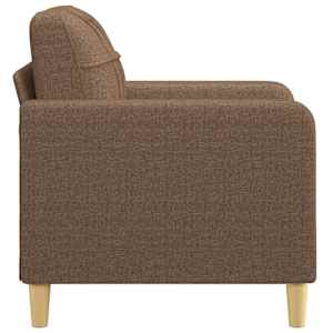 Křeslo hnědé 60 cm textil - obrázek 4