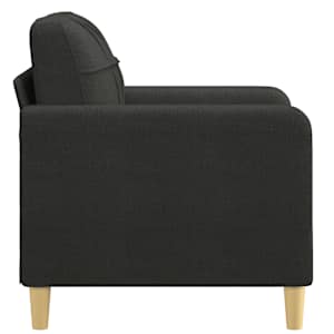 Křeslo černé 60 cm textil - obrázek 4