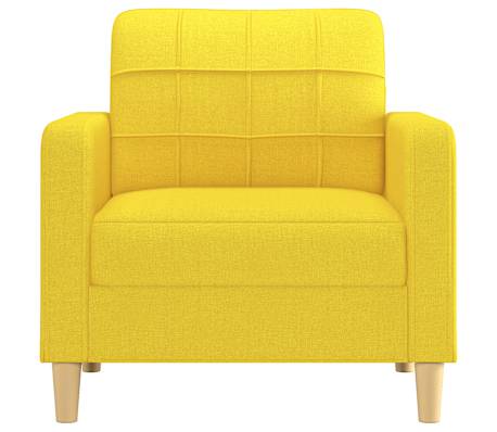 vidaXL Sofasessel Hellgelb 60 cm Stoff