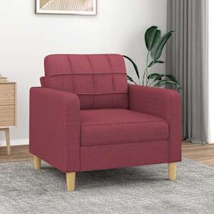 Křeslo vínové 60 cm textil - obrázek 1