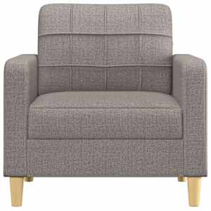 Křeslo taupe 60 cm textil - obrázek 3