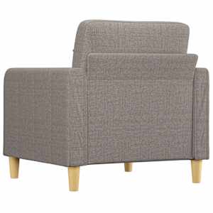 Křeslo taupe 60 cm textil - obrázek 5