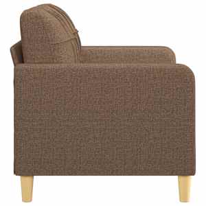 2místná pohovka hnědá 120 cm textil - obrázek 4