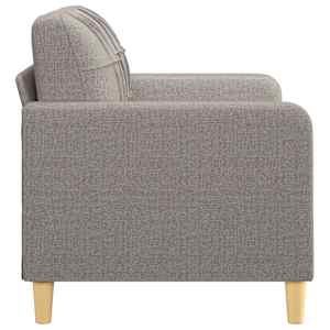 2místná pohovka taupe 120 cm textil - obrázek 4