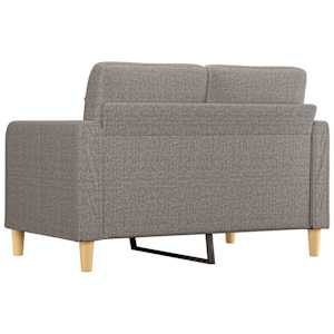 2místná pohovka taupe 120 cm textil - obrázek 5