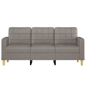 3místná pohovka taupe 180 cm textil - obrázek 3