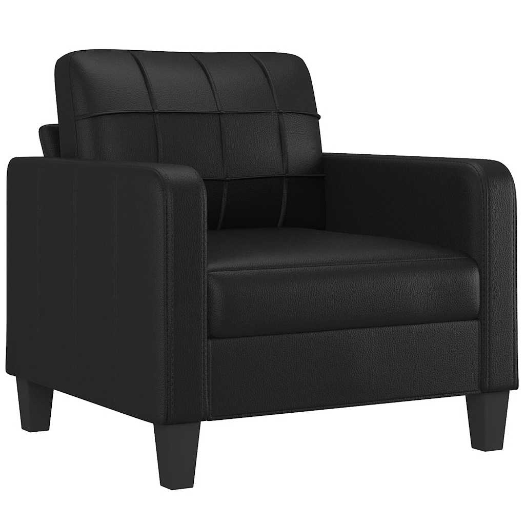 vidaXL Křeslo černé 60 cm umělá kůže