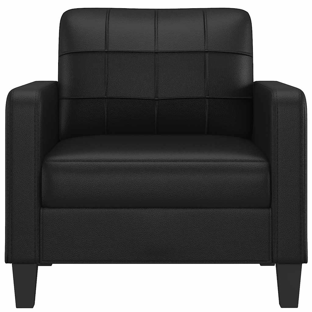 vidaXL fekete műbőr kanapéfotel 60 cm