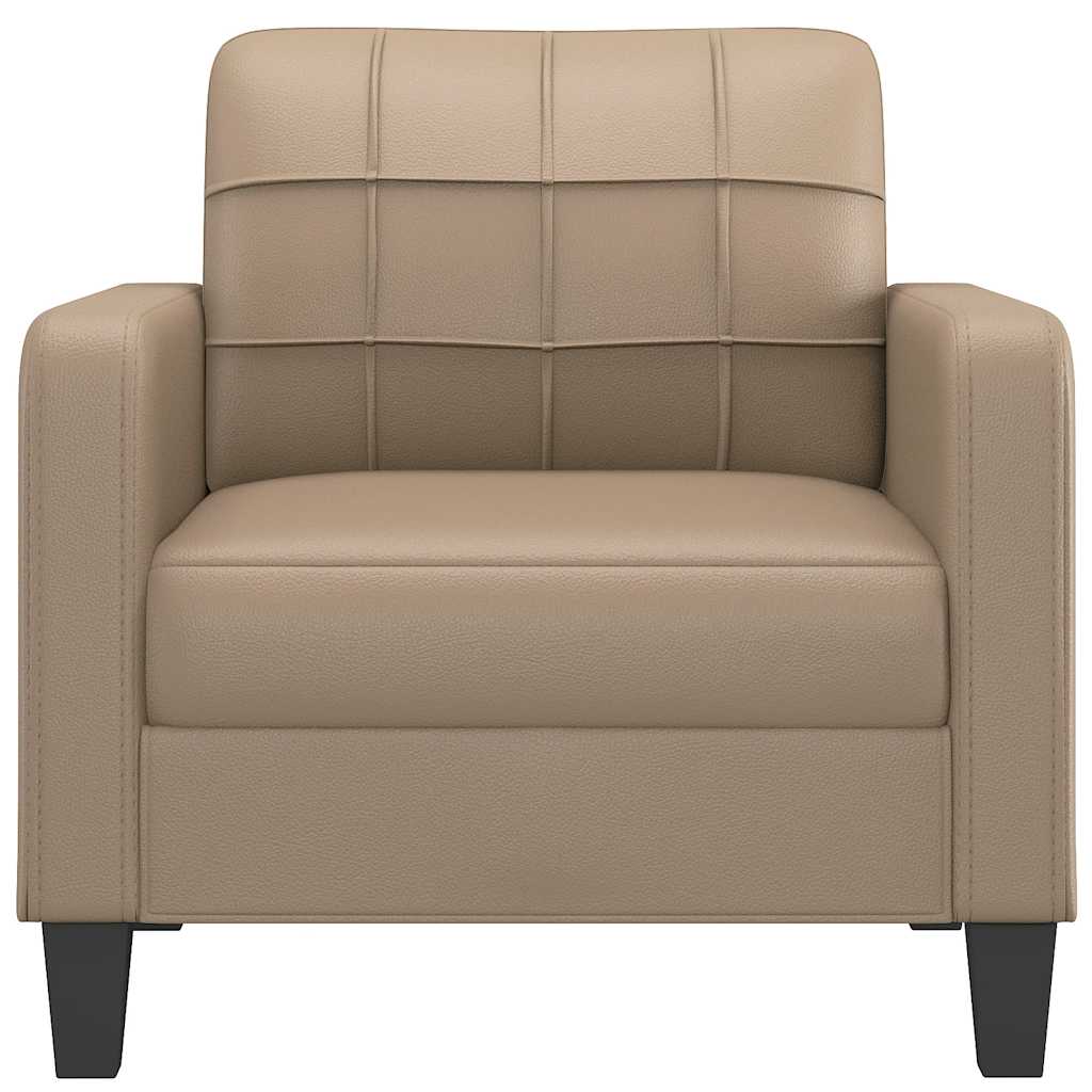 Thumbnail - vidaXL Sessel Cappuccino-Braun 60 cm Kunstleder