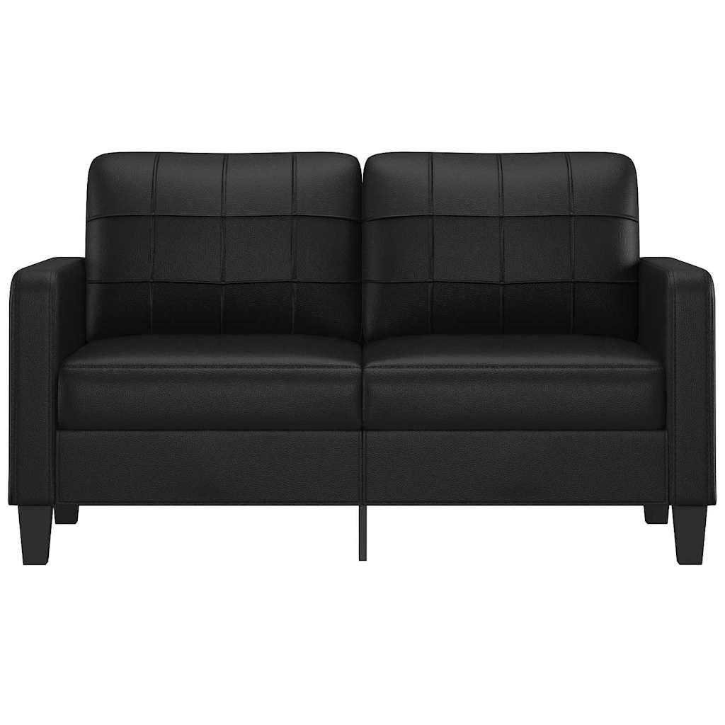Thumbnail - vidaXL 2-Sitzer-Sofa Schwarz 140 cm Kunstleder