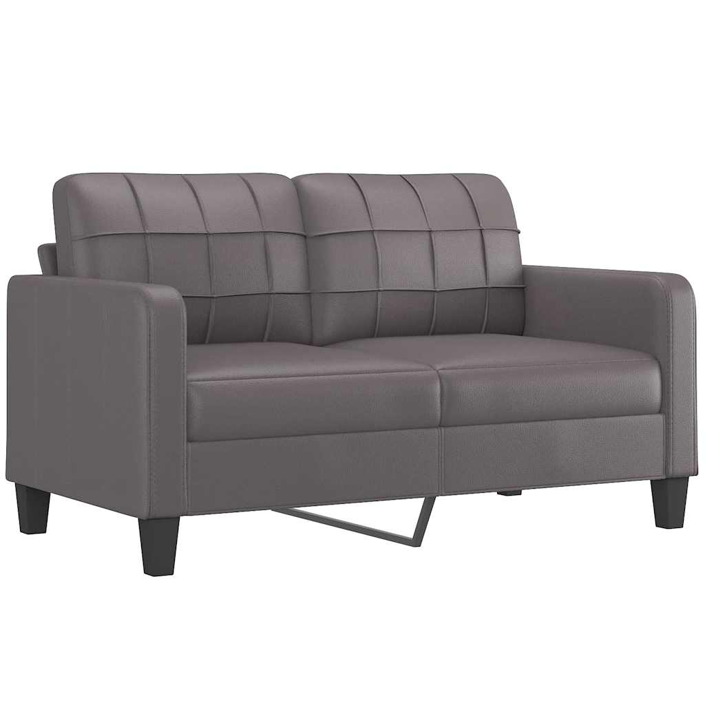 Thumbnail - vidaXL 2-Sitzer-Sofa Grau 140 cm Kunstleder